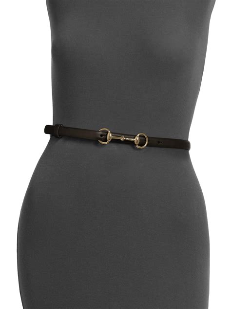 gucci brown horsebit belt|saks 5th avenue gucci belt.